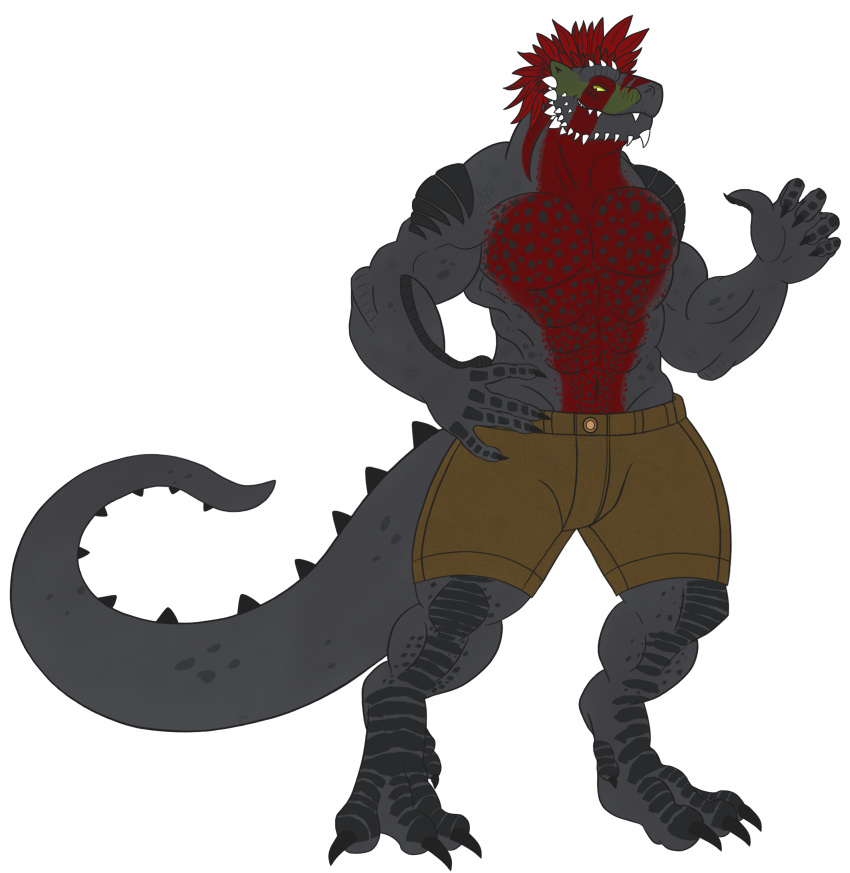 anthro argonian darknaig male muscular muscular_male scalie tagg taggcrossroad the_elder_scrolls video_games