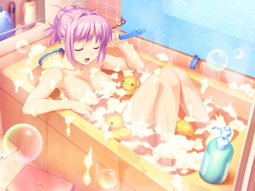 bath bathtub game_cg hinata_hanabi koutaro nude tropical_kiss twinkle