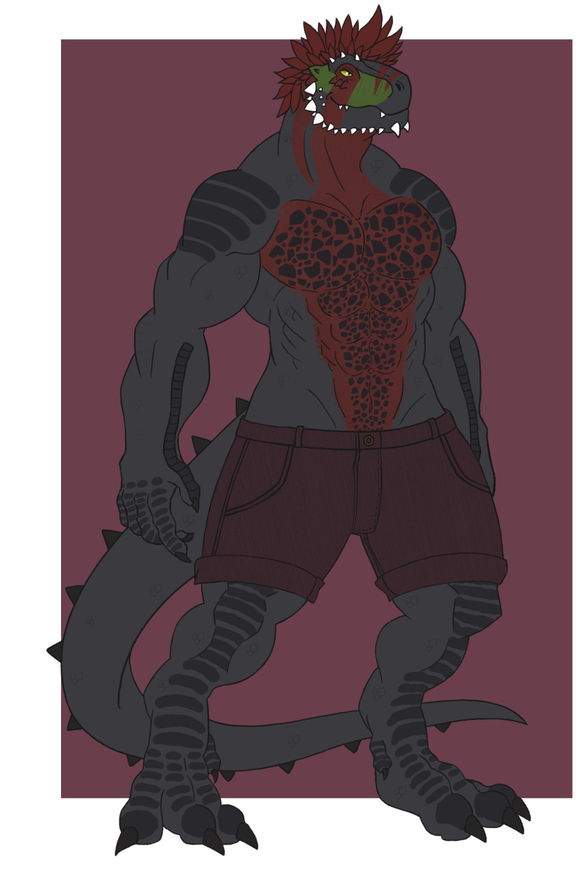 anthro argonian darknaig male muscular muscular_male scalie tagg taggcrossroad the_elder_scrolls video_games