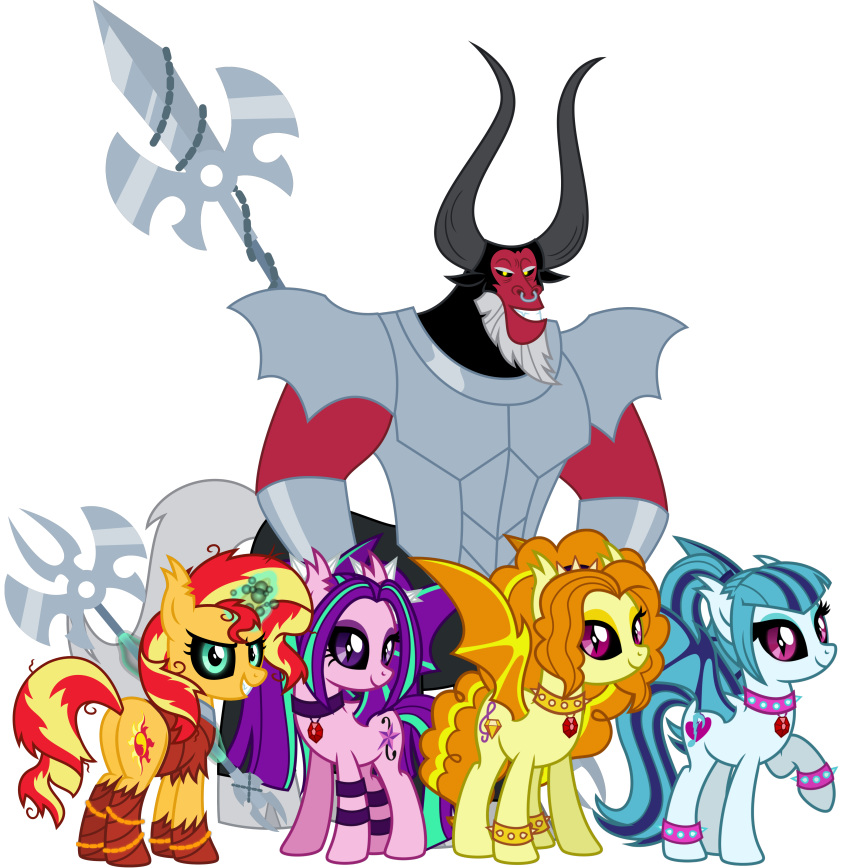 &lt;3 adagio_dazzle_(eg) alpha_channel alternate_timeline anklet aria_blaze_(eg) armor beard big_eyes black_sclera blue_hair bottomless bracelet centaur clothed clothing collar cutie_mark equestria_girls equine equine_taur facial_hair female feral footwear friendship_is_magic fur ggalleonalliance group hair horn horse jewelry levitation magic magic_user male mammal melee_weapon membranous_wings multicolored_hair musical_note my_little_pony nude orange_fur orange_hair osipush pink_eyes pink_fur plate_armor pony purple_eyes purple_hair red_hair simple_background size_difference smile sonata_dusk_(eg) spiked_anklet spiked_bracelet spiked_collar spikes staff star succubus sun sunset_shimmer_(eg) taur teal_eyes teal_hair tirek_(mlp) toony transparent_background treble_clef unicorn vambraces vector weapon wings yellow_fur