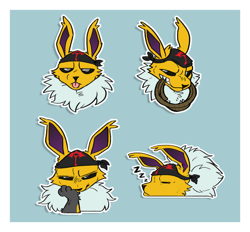 cartoons cute digital_media_(artwork) dizzymilky eeveelution expressions feral jolteon luxray male nintendo pok&eacute;mon pok&eacute;mon_(species) sticker stickers telegram tongue video_games