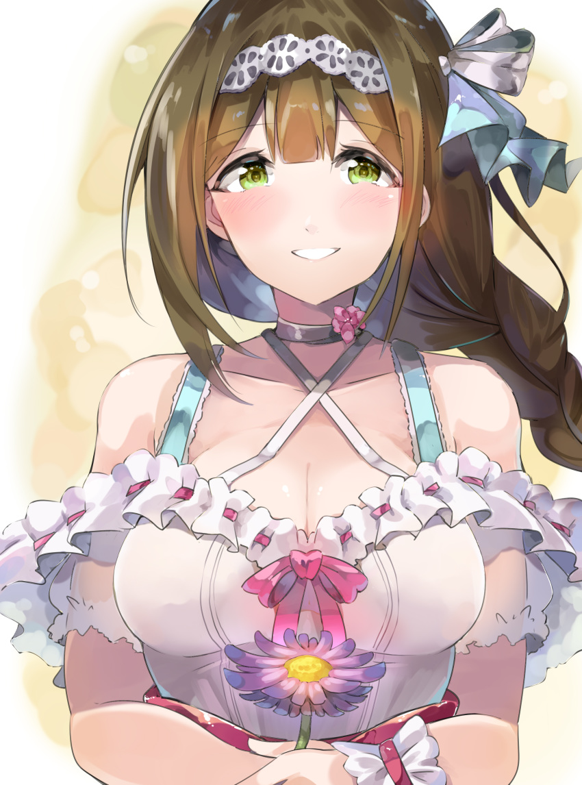 ariaridoradora cleavage kuwayama_chiyuki the_idolm@ster the_idolm@ster_shiny_colors