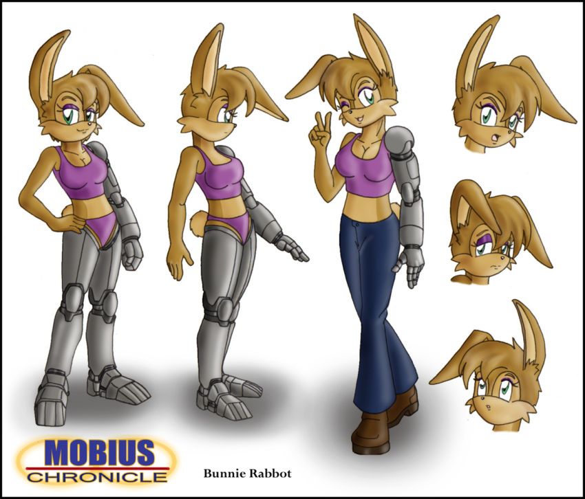 anthro bunnie_rabbot cybernetics cyborg female green_eyes lagomorph machine mammal model_sheet rabbit sonic_(series) zeiram0034 zyote