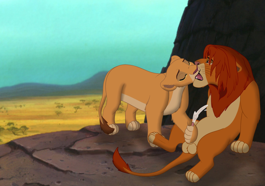 balls cum daughter disney duo father father_and_daughter feline female feral feral_on_feral french_kissing handjob incest kiara kissing lion male male/female mammal orgasm outside parent sex simba the_lion_king thereaven