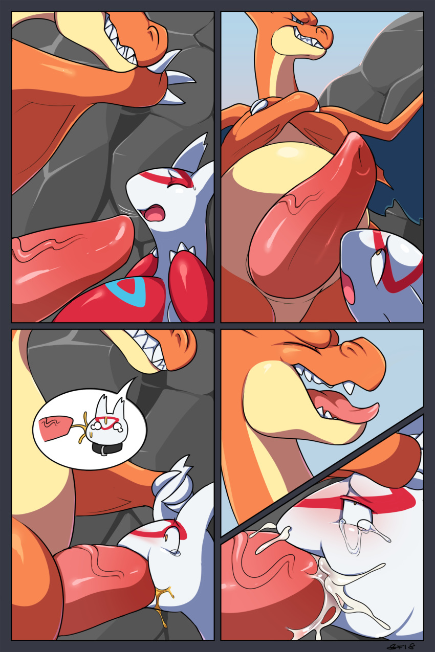 2018 big_penis claws comic cum cum_in_mouth cum_inside digital_media_(artwork) duo ear_grab eye_roll female feral forced forced_oral grin hi_res latias legendary_pok&eacute;mon looming male mega_charizard mega_charizard_y mega_evolution membranous_wings nintendo open_mouth oral oral_penetration orgasm peeing penetration penis pictographics pink_penis pok&eacute;mon pok&eacute;mon_(species) rape scrunchy_face sex sharp_teeth slimefur smile tapering_penis tears teeth tongue urine urine_in_mouth video_games watersports wings