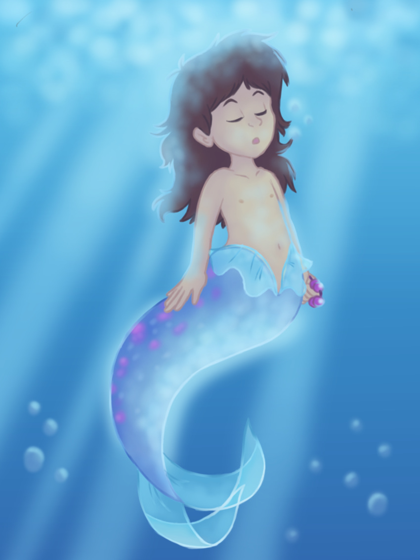 2018 brown_hair digital_media_(artwork) f_is_for_family hair humanoid itoruna marine maureen_(f_is_for_family) maureen_murphy merfolk