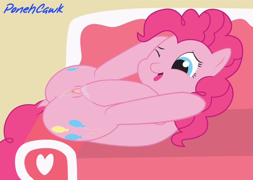 anus equine female feral friendship_is_magic horse invalid_tag mammal masturbation my_little_pony nude pinkie_pie_(mlp) ponehcawk pony pussy pussy_juice tongue tongue_out