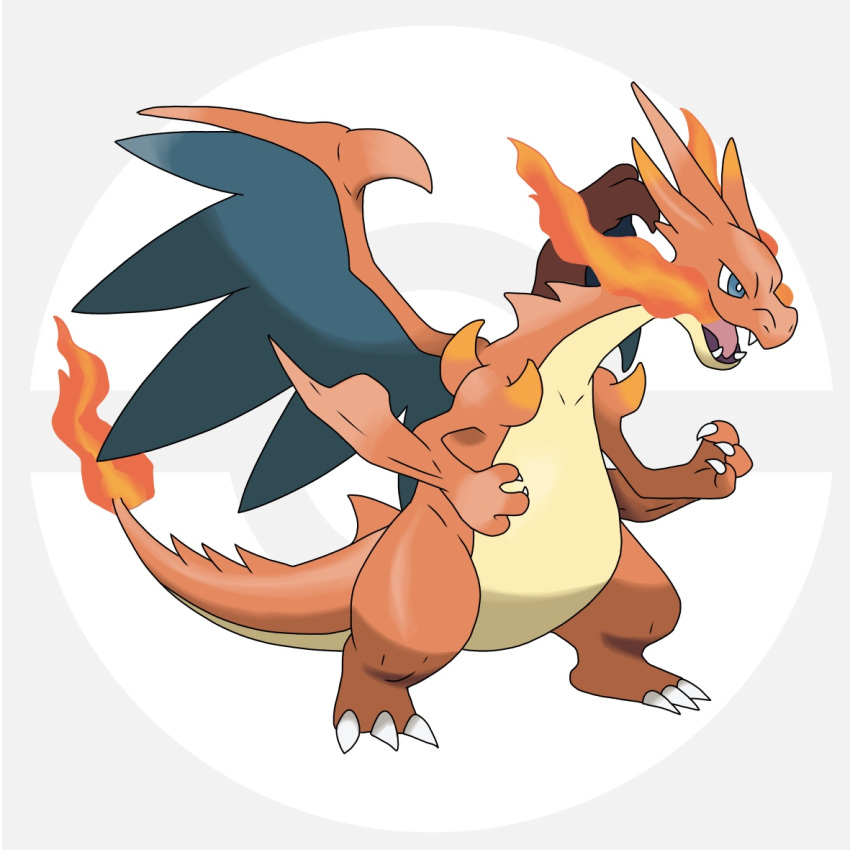 ambiguous_gender claws dragon fak&eacute;mon feral fusion hybrid mega_charizard mega_charizard_x mega_charizard_y mega_evolution nintendo pok&eacute;mon pok&eacute;mon_(species) solo video_games wings