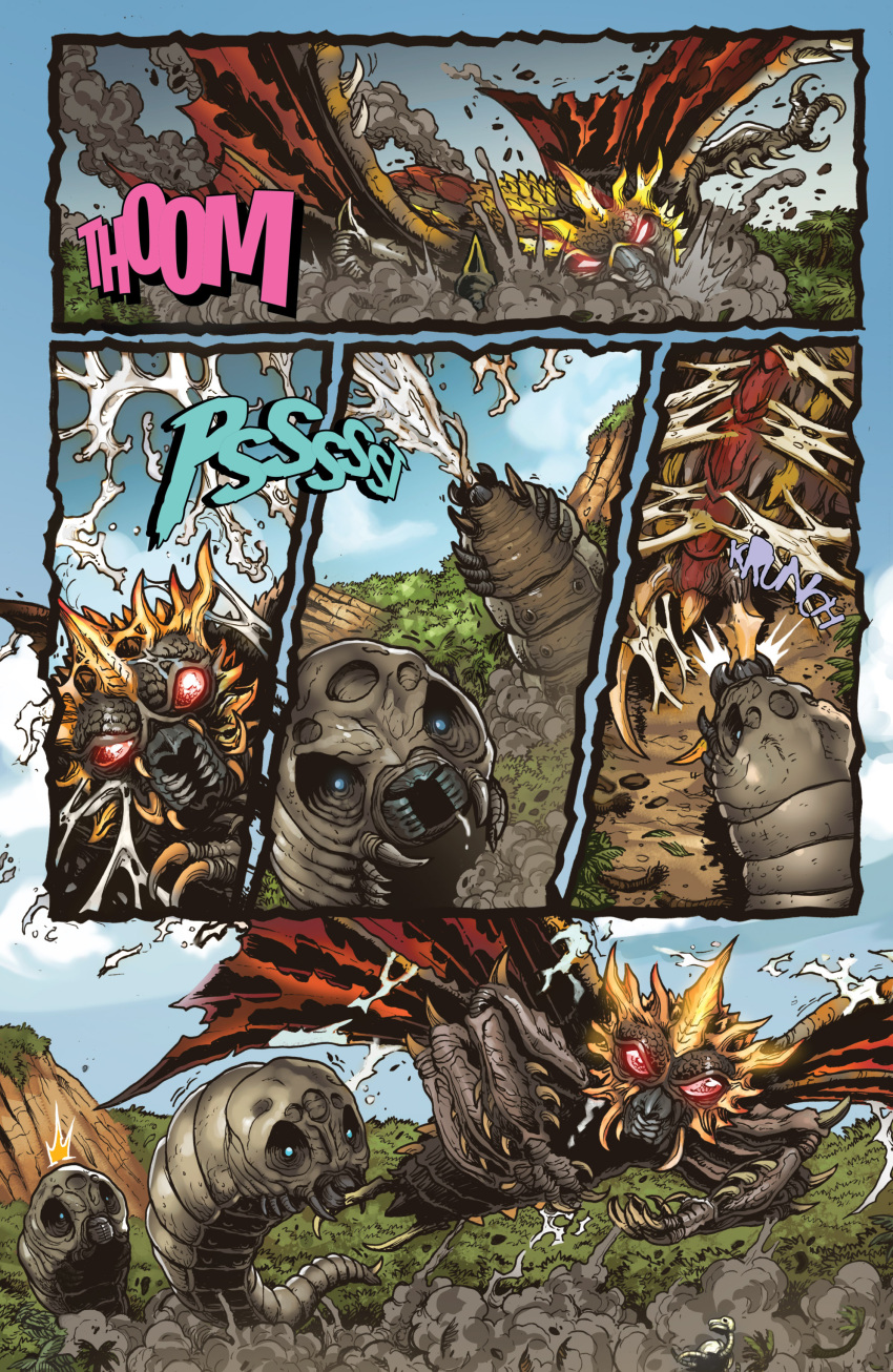 battra blue_eyes bug deity forest giant_monster glowing glowing_eyes god goddess godzilla_(series) infant_island's_kai_kotsu insect kaijuu monster moth mothra mystery_bones_of_infant_island official_art red_eyes sea_turtle toho_(film_company) wings worm