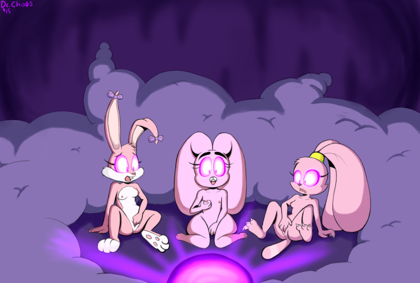 anais_watterson anthro babs_bunny bow breasts buckteeth cartoon_network chowder_(series) claws cub dr._chaos eyelashes female fingering flat_chested fur group hairband lagomorph mammal masturbation mind_control nipple_pinch nipples open_mouth panini_(chowder) pawpads pinch pink_fur pussy rabbit sitting small_breasts smoke spreading teeth the_amazing_world_of_gumball tiny_toon_adventures vaginal vaginal_masturbation warner_brothers young