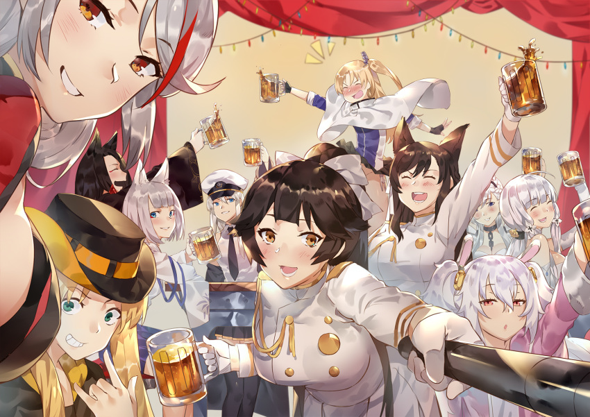 akagi_(azur_lane) atago_(azur_lane) azur_lane kaga_(azur_lane) nanaya_(daaijianglin) prinz_eugen_(azur_lane) takao_(azur_lane) uniform