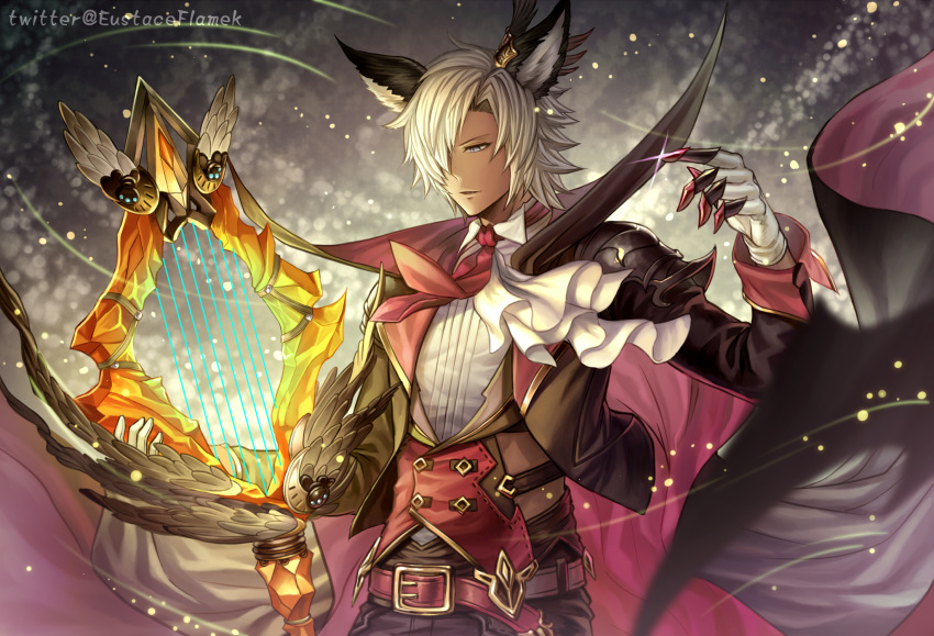 animal_ears eustace_(granblue_fantasy) granblue_fantasy male pointy_ears yusunoinu