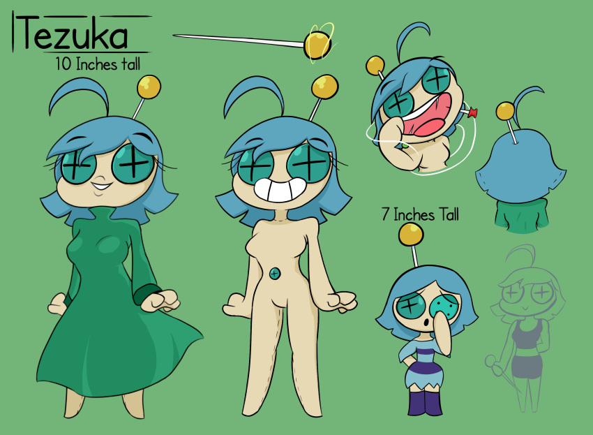 fan_character krackdown9 living_doll model_sheet not_furry tezuka_(krackdown9)