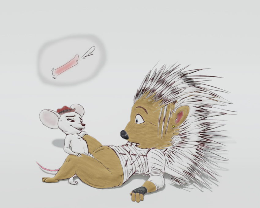 3d_(artwork) ash_(sing) blender_(disambiguation) composite cycles digital_media_(artwork) drawing gimp hi_res lying mammal mike_(sing) missionary_position mouse on_back ponlets porcupine rodent sex shaded sing_(movie)