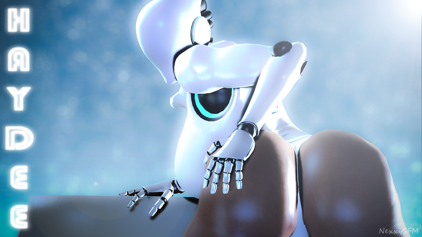 3d_(artwork) animatronic anthro bexstinsfm big_breasts big_butt breasts butt clothed clothing digital_media_(artwork) female hand_on_butt haydee huge_breasts huge_butt humanoid looking_back machine mammal not_furry pinup pose presenting robot simple_background solo source_filmmaker thick_thighs video_games wide_hips