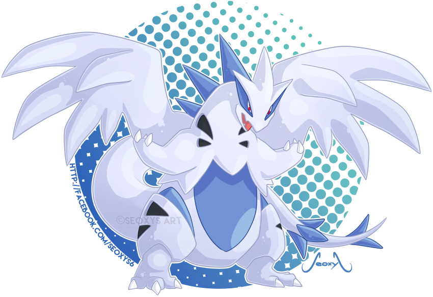 2016 3_toes absurd_res alpha_channel ambiguous_gender claws fak&eacute;mon feral fusion hi_res hybrid legendary_pok&eacute;mon lugia nintendo open_mouth outline pok&eacute;mon pok&eacute;mon_(species) pok&eacute;mon_fusion red_eyes seoxys6 simple_background solo toe_claws toes transparent_background tyranitar url video_games watermark white_claws