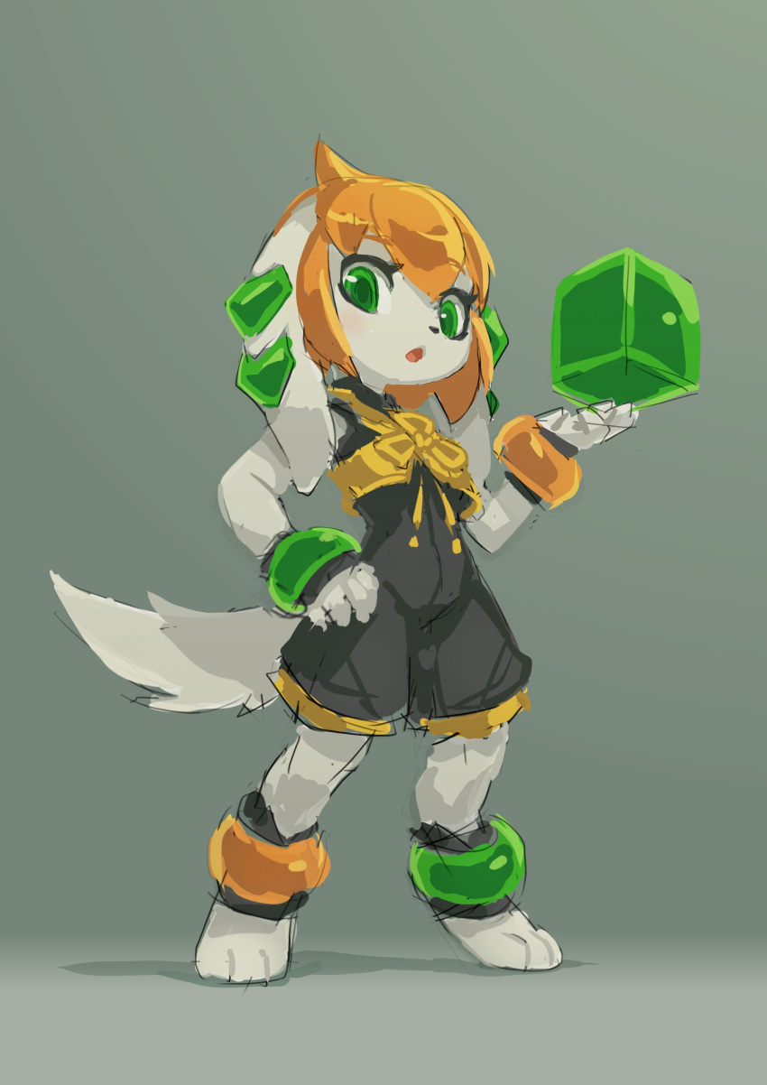 2018 anthro basset_hound canine dog female freedom_planet freedom_planet_2 mammal milla_basset simple_background solo tysontan video_games