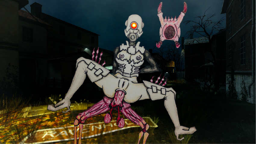 2018 alien anal anal_penetration armor balls blood boots breasts butt claws clothing cock_and_ball_torture combine combine_assassin crystalfalcon_(artist) erection exposed_balls female footwear forced genital_mutilation genital_trauma half-life half-life_2 hands_behind_back headcrab helmet high_heels humanoid kneehighs male male/female mammal monster nipples not_furry nude pale_skin penetration penis pussy rape red_eyes sex shoes spread_legs spreading torn_clothing undead valve video_games white_boots white_clothing zombie