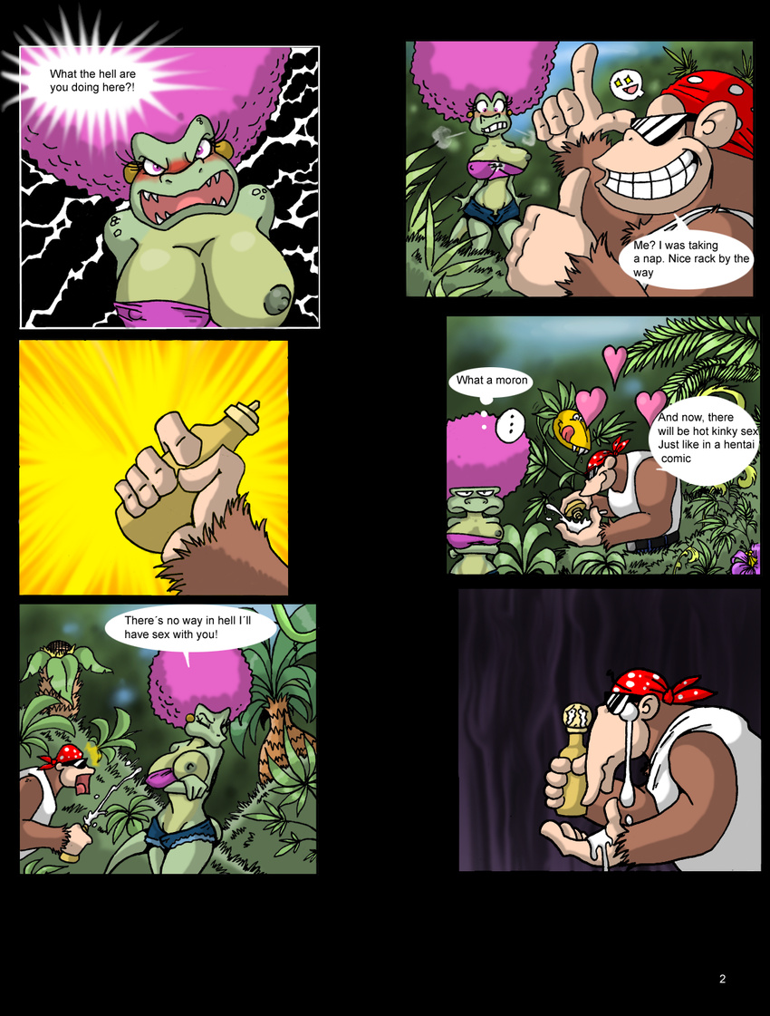 comic donkey_kong funky_kong kalypso kremling lordstevie