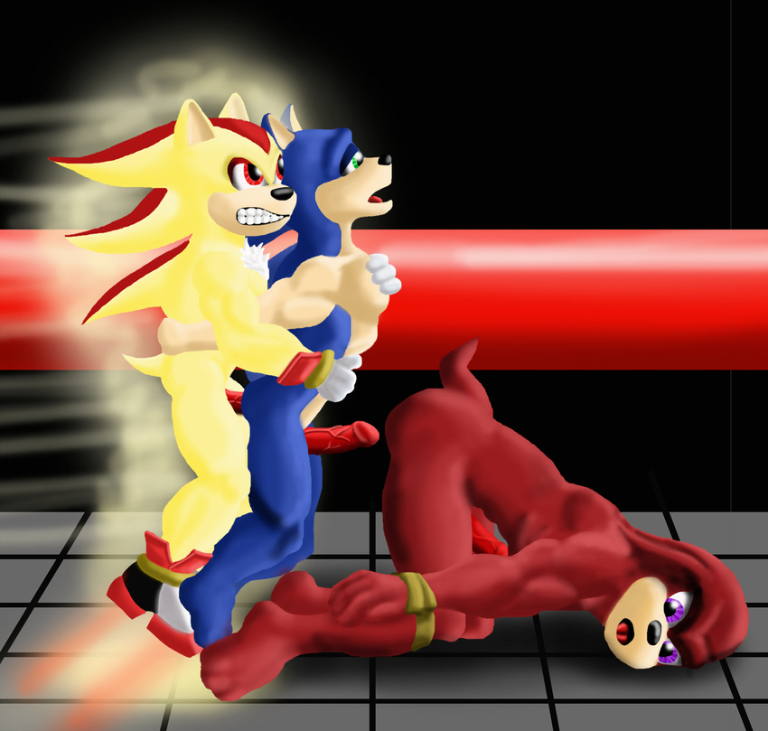 cutterfl knuckles_the_echidna shadow_the_hedgehog sonic_team sonic_the_hedgehog