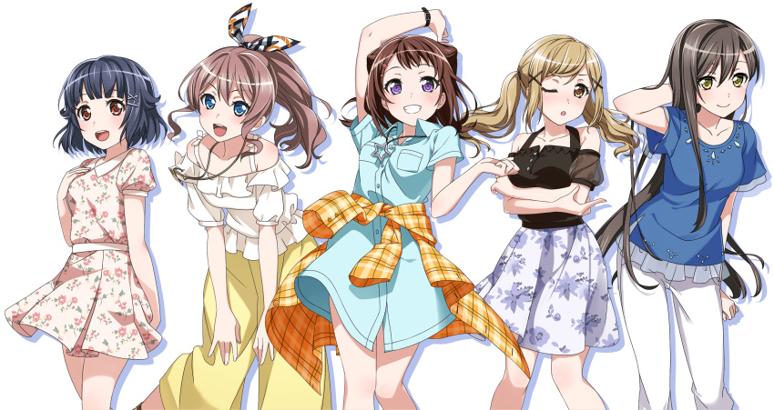 bang_dream! hanazono_tae ichigaya_arisa tagme toyama_kasumi transparent_png ushigome_rimi yamabuki_saaya