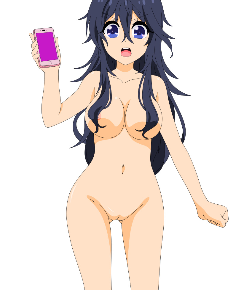 naked netoge_no_yome_wa_onna_no_ko_janai_to_omotta? nipples pussy tamaki_ako transparent_png uncensored vector_trace