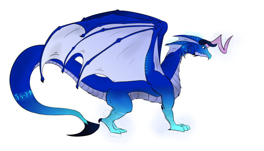 blue_skin bluthel_(youmadsin) claws dragon feral horn lightning scalie western_dragon wings youmadsin