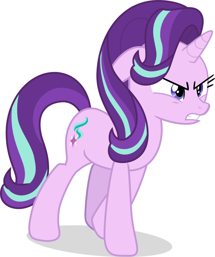 2018 alpha_channel angry cutie_mark equine female feral friendship_is_magic hair horn mammal multicolored_hair my_little_pony shutterflyeqd simple_background solo starlight_glimmer_(mlp) transparent_background unicorn