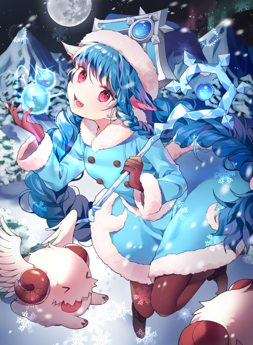 animal_ears azit_(down) dress horns league_of_legends lulu_(league_of_legends) pantyhose poro_(league_of_legends)