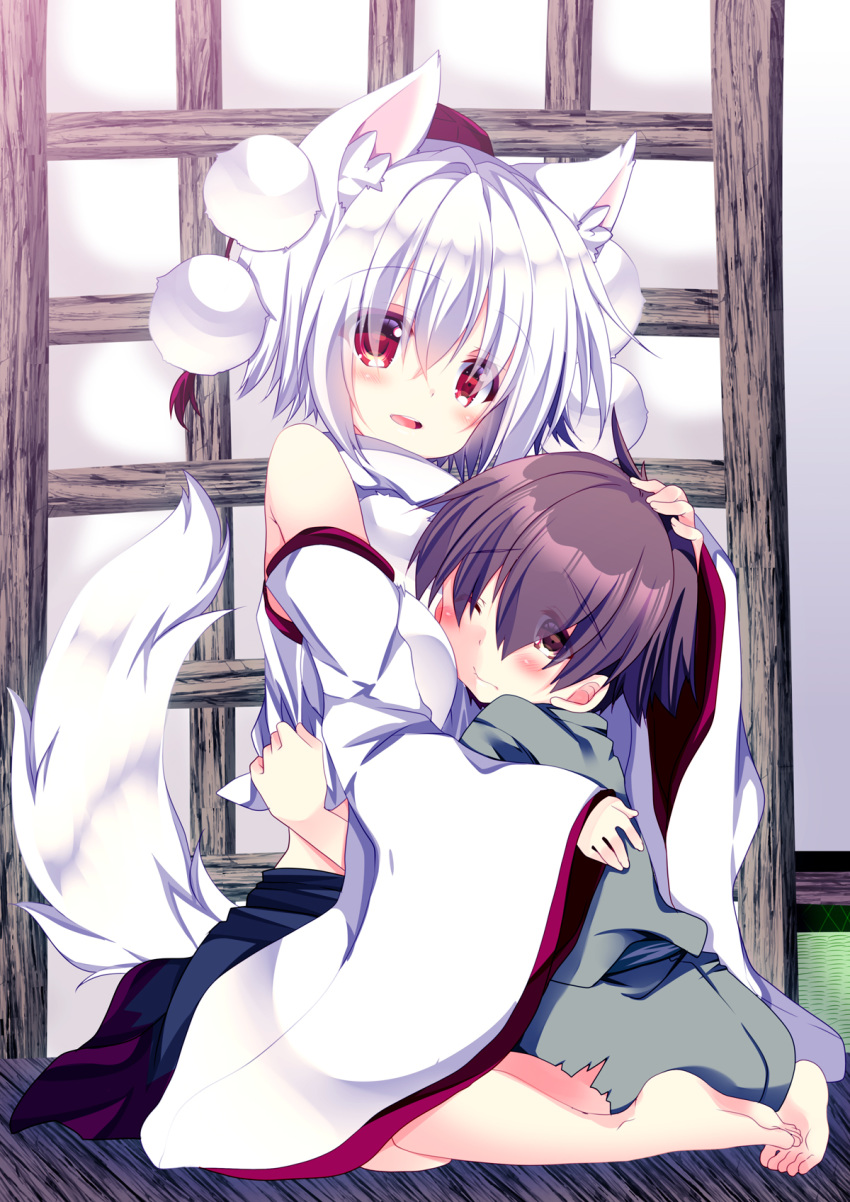 animal_ears hikanyan inubashiri_momiji tail touhou