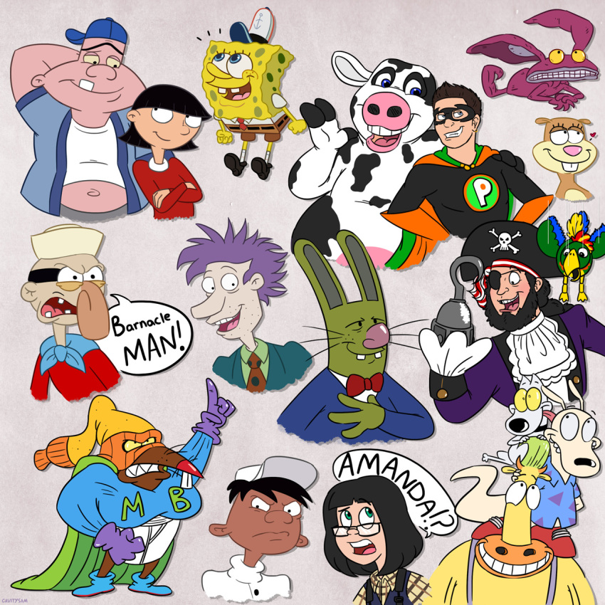 &lt;3 aaahh!!!_real_monsters angry_beavers avian barnacle_boy beaver bird black_fur black_hair bovine brown_fur canine catdog_(series) cattle cavity-sam clothing cow_(u-pick_live) daggett dog english_text eyewear feathers female fur glasses green_feathers green_fur hair harold_berman hat heffer heffer_wolfe hey_arnold! human ickis lagomorph male mammal marsupial muscular_beaver nickelodeon overweight parrot patchy_the_pirate penelope_taynt pick_boy pirate potty_the_parrot purple_hair purple_skin rabbit rancid_rabbit rhonda_wellington_lloyd rocko rocko's_modern_life rodent rugrats sandy_cheeks speech_bubble sponge spongebob_squarepants spongebob_squarepants_(character) spunky_(rocko) squirrel stu_pickles text the_amanda_show u-pick_live underwear wallaby white_fur willie_the_jolly_olly_man yellow_fur yellow_skin