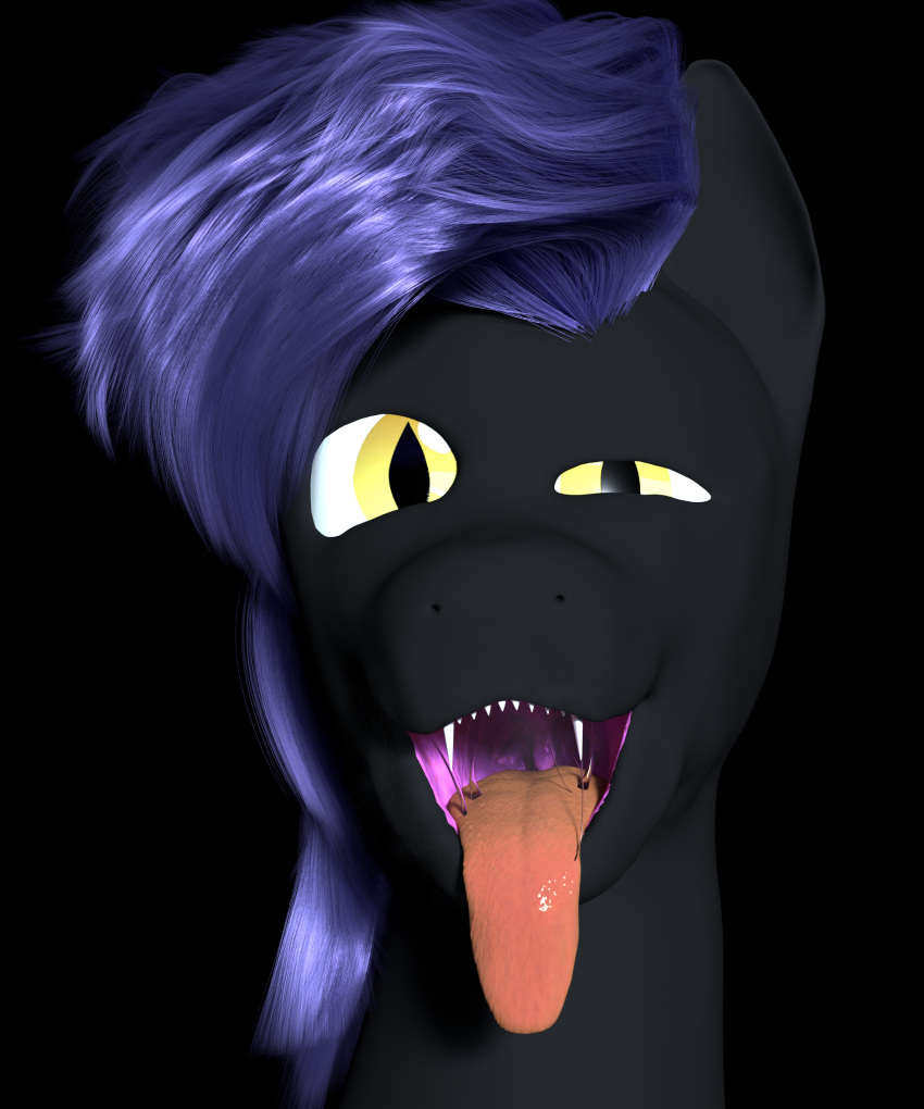 2018 breath digital_media_(artwork) equine fan_character foxidro hair hi_res horse looking_at_viewer male mammal mouth_shot my_little_pony pony simple_background tongue uvula