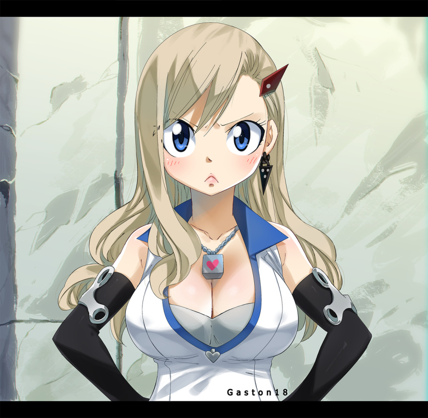 1girl blonde_hair blue_eyes breasts cleavage eden's_zero gaston18 large_breasts long_hair rebecca_(eden's_zero) tagme