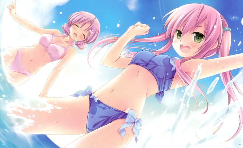 bikini cafe_sourire cuffs_(studio) natsume_eri scan swimsuit