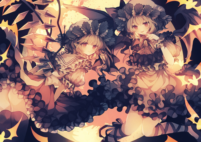 flandre_scarlet halloween remilia_scarlet touhou wiriam07