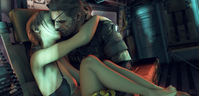 3d big_boss metal_gear_(series) metal_gear_solid metal_gear_solid_v quiet_(metal_gear) venom_snake