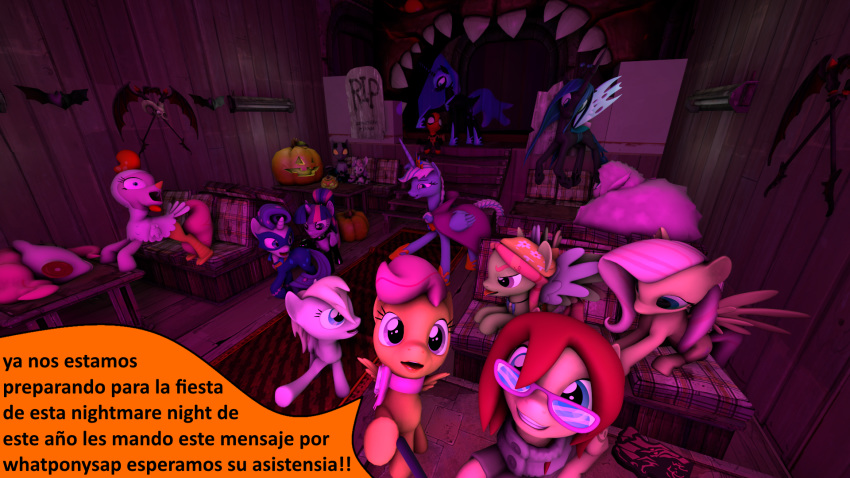 aryanne_(character) book changeling deadpool decapitation elsa equine fan_character fluffle_puff fluttershy_(mlp) food friendship_is_magic fruit halloween holidays horn horse living_machine machine mammal marvel melee_weapon my_little_pony nightmare_moon_(mlp) pegasus pinkie_pie_(mlp) polearm pony princessmilkshake pumpkin queen_chrysalis_(mlp) rarity_(mlp) scootaloo_(mlp) scythe sweetie_bot text translation_request tree_hugger_(mlp) twilight_sparkle_(mlp) unicorn weapon winged_unicorn wings