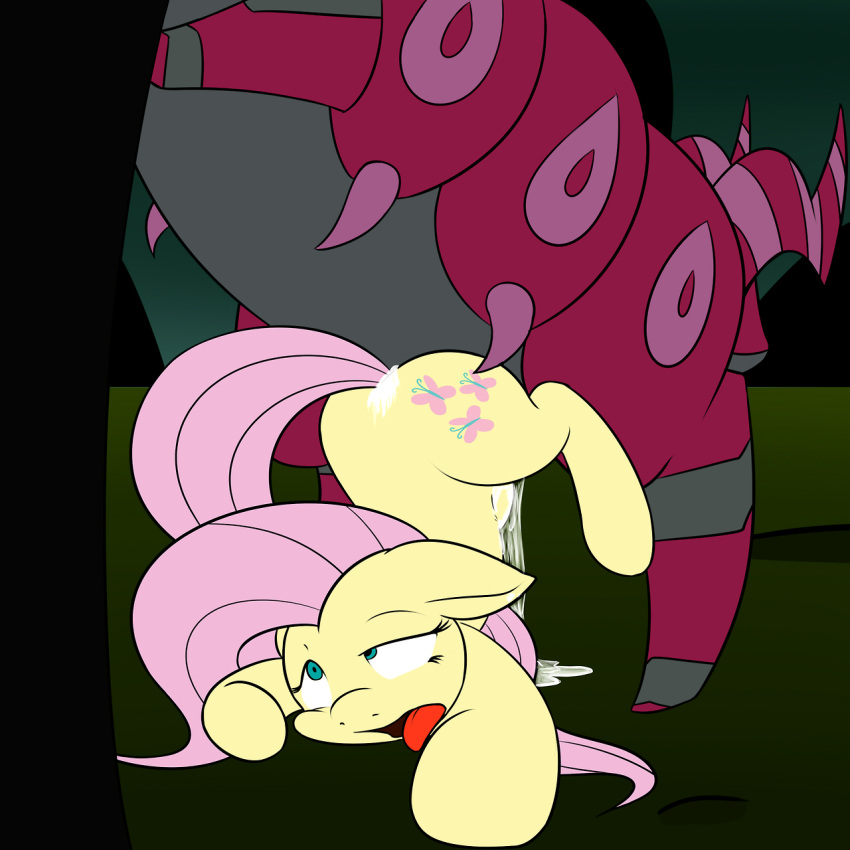 abdominal_bulge ahegao anthro bodily_fluids bulge cum cum_in_pussy cum_inside cutie_mark duo enjoying equid equine female feral fluttershy_(mlp) friendship_is_magic from_behind_position fucked_silly generation_5_pokemon genital_fluids hasbro hi_res horse leaking_cum looking_pleasured male male/female mammal my_little_pony nintendo penetration pokemon pokemon_(species) scolipede sex vaginal vaginal_penetration vulapa