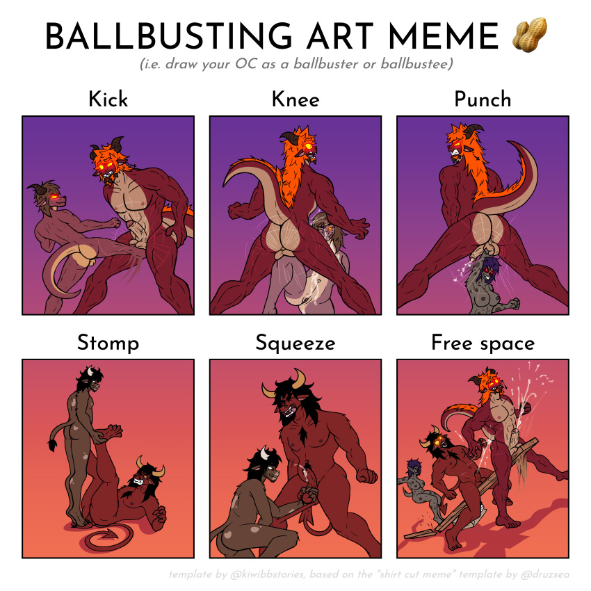 absurd_res anthro athletic athletic_male azariel_santoro backsack ball_punching ball_squeeze ballbusting balls beard big_breasts black_hair blue_hair bodily_fluids body_hair bovid bovine breasts brown_body brown_eyes butt cattle chest_hair cock_and_ball_torture countershade_balls countershade_butt countershade_genitalia countershade_tail countershade_torso countershading cum cum_drip cum_on_body cum_on_butt cumshot demon dragon dripping ear_piercing ear_ring ejaculation facial_hair father_(lore) father_and_child_(lore) father_and_son_(lore) female genital_fluids genital_torture genitals glowing glowing_eyes group hair hi_res hira_(kimero_kat) horn hybrid hyena involuntary_orgasm kicking_balls kimero_(kimero_kat) kimero_kat long_hair lord_dunkelheit male male/female male/male mammal markings muscular muscular_anthro muscular_legs muscular_male muscular_thighs mythological_creature mythological_scalie mythology nipples nude orange_hair pain parent_(lore) parent_and_child_(lore) parent_and_son_(lore) piercing pupils pussy raised_tail red_body reptile ring_piercing scalie sharp_teeth slightly_chubby slit_pupils snake son_(lore) spots spotted_body stepping_on_balls tail tan_body tan_countershading teeth