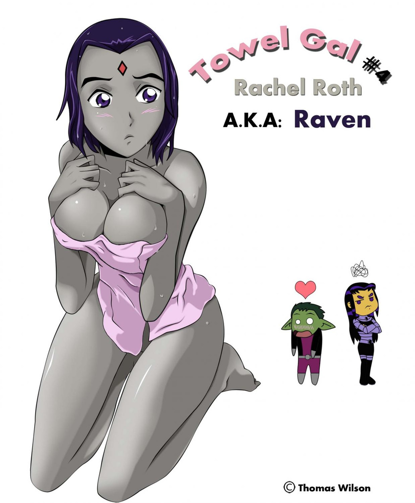 beast_boy blackfire dc dcau raven tbone111 teen_titans