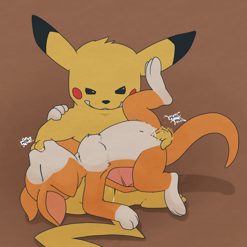 2018 argon_vile digital_media_(artwork) duo dust:_an_elysian_tail female female/female fidget finger_in_mouth fingering nintendo penetration pikachu pok&eacute;mon pok&eacute;mon_(species) pussy vaginal vaginal_fingering vaginal_penetration video_games