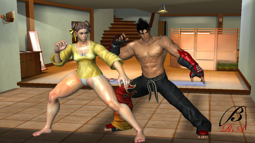 capcom chun-li crossover kazama_jin street_fighter street_fighter_x_tekken tekken