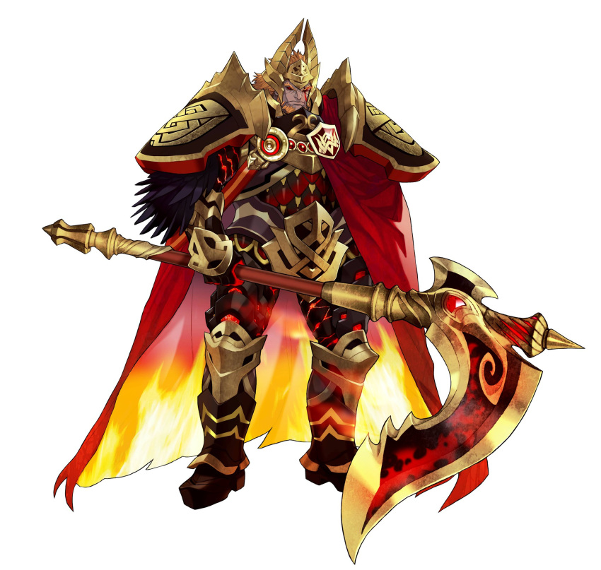 armor fire_emblem fire_emblem_heroes horns maeshima_shigeki nintendo old_weapon surtr