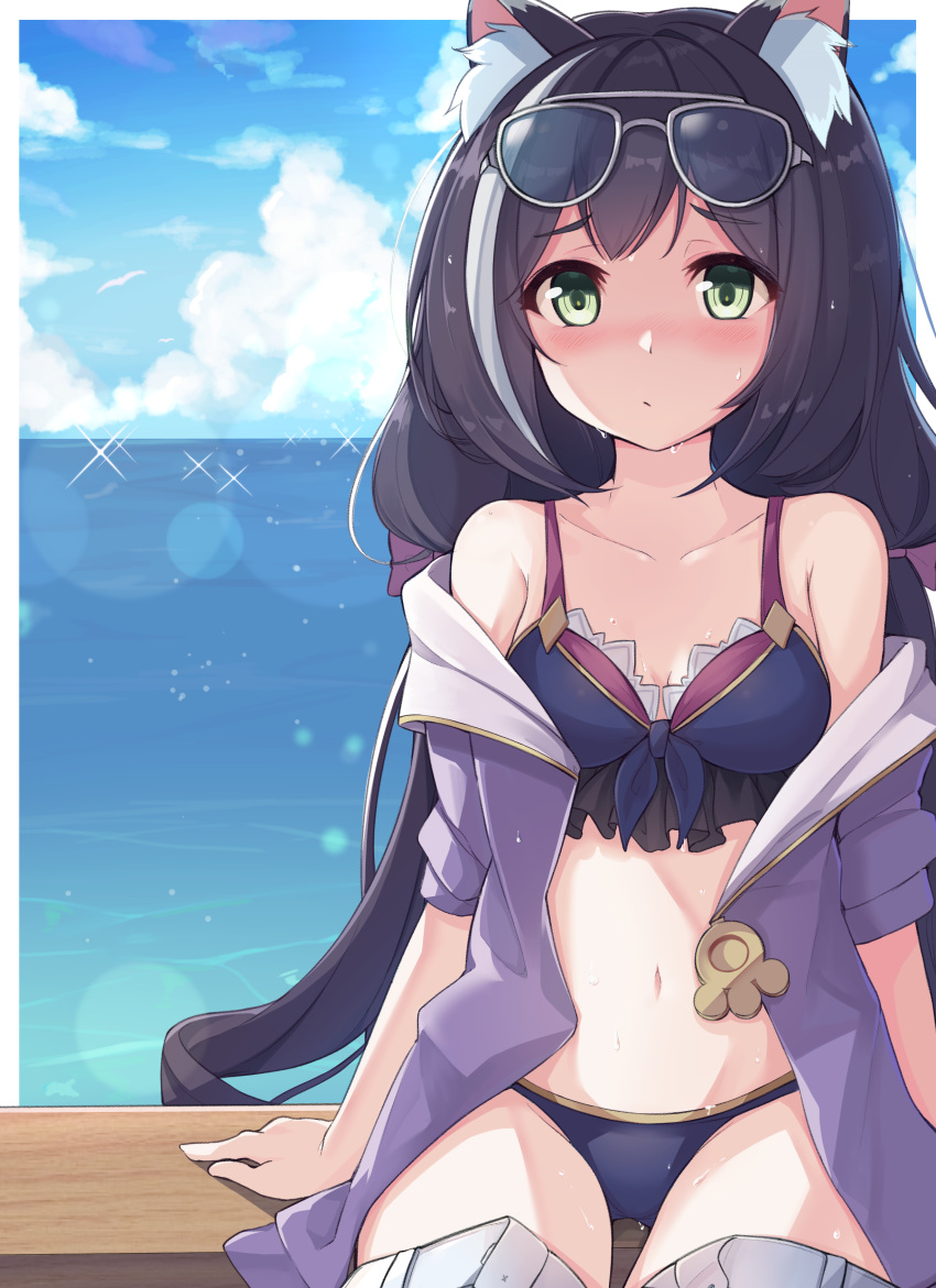 animal_ears bikini kyaru ohshit princess_connect!_re:dive swimsuits