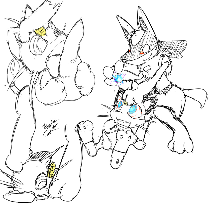 lucario meowth pokemon tagme