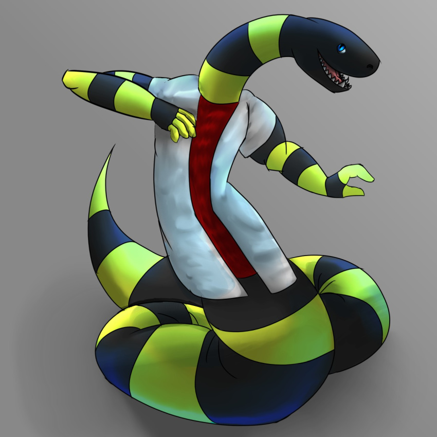 anthro cheerful dragonwithgames happy hi_res king reptile royalty scalie snake