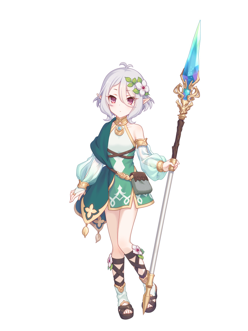cygames dress heels kokkoro pointy_ears princess_connect princess_connect!_re:dive tagme transparent_png weapon