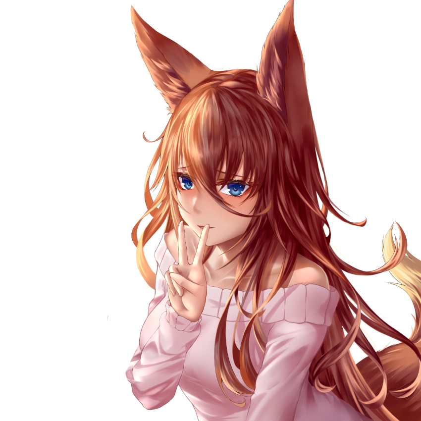 animal_ears nekomimi tagme tail yuzuriha_(pixiv_14248010)