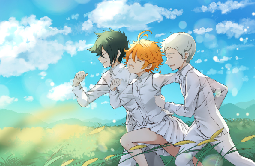 emma_(yakusoku_no_neverland) melings norman_(yakusoku_no_neverland) ray_(yakusoku_no_neverland) yakusoku_no_neverland