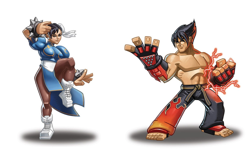 capcom chun-li crossover kazama_jin street_fighter street_fighter_x_tekken tekken